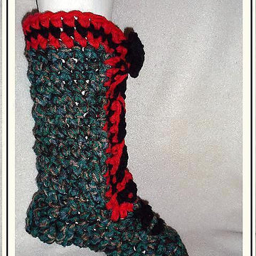 744 RED SOLE Chunky Tall Slippers