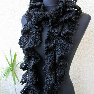 Ruffle Lace Scarf Tutorial