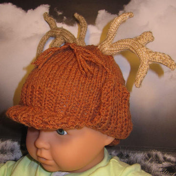 Baby Deerstalker Beanie Hat