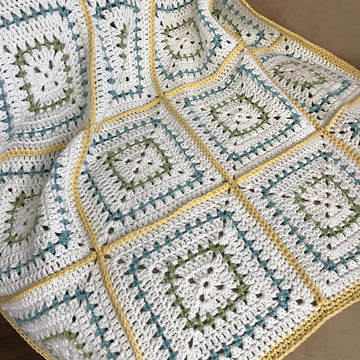 Farmhouse Square Baby Blanket
