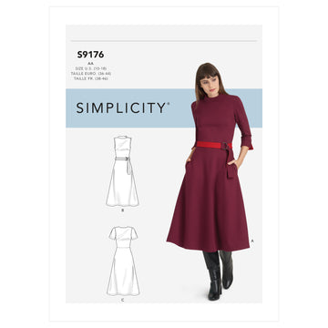 Simplicity Misses' & Women's Dresses S9176 - Sewing Pattern
