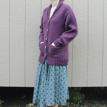 Mulberry Cardigan with Shawl Collar