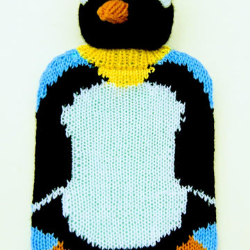 Cute Hot Water Bottle Covers to Knit - bee leopard penguin golf tortoise robot