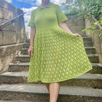 Gathered Collared Dress