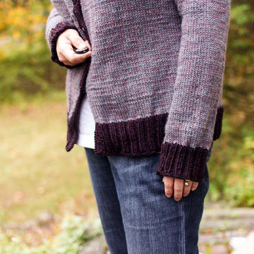 Striped Yoke Cardigan