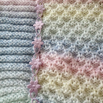 Rainbow Dust Baby Blanket