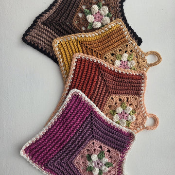 Pentagon Mitered Dishcloth