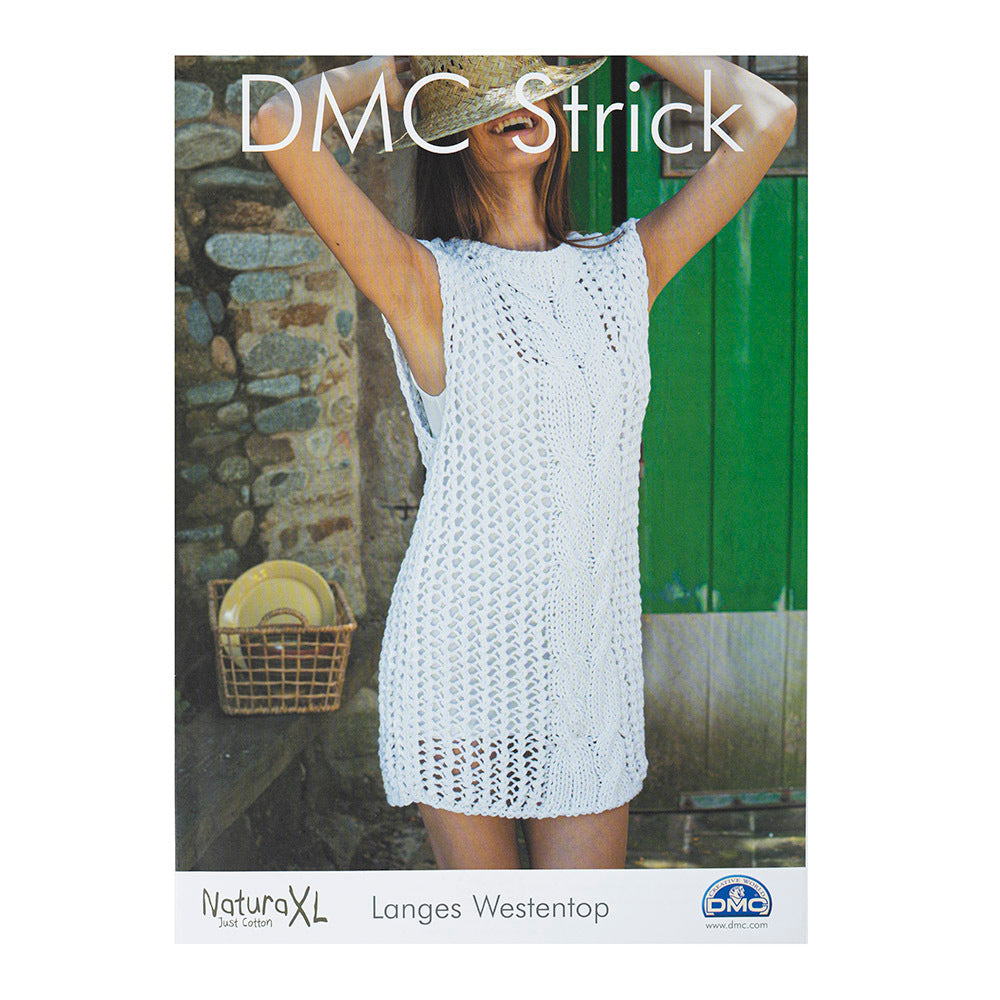 DMC Strickheft Langes Westentop (15245L/3)