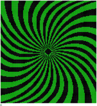 Spiral In Graphghan Pattern