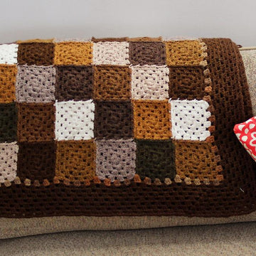 Neutral Squares Blanket