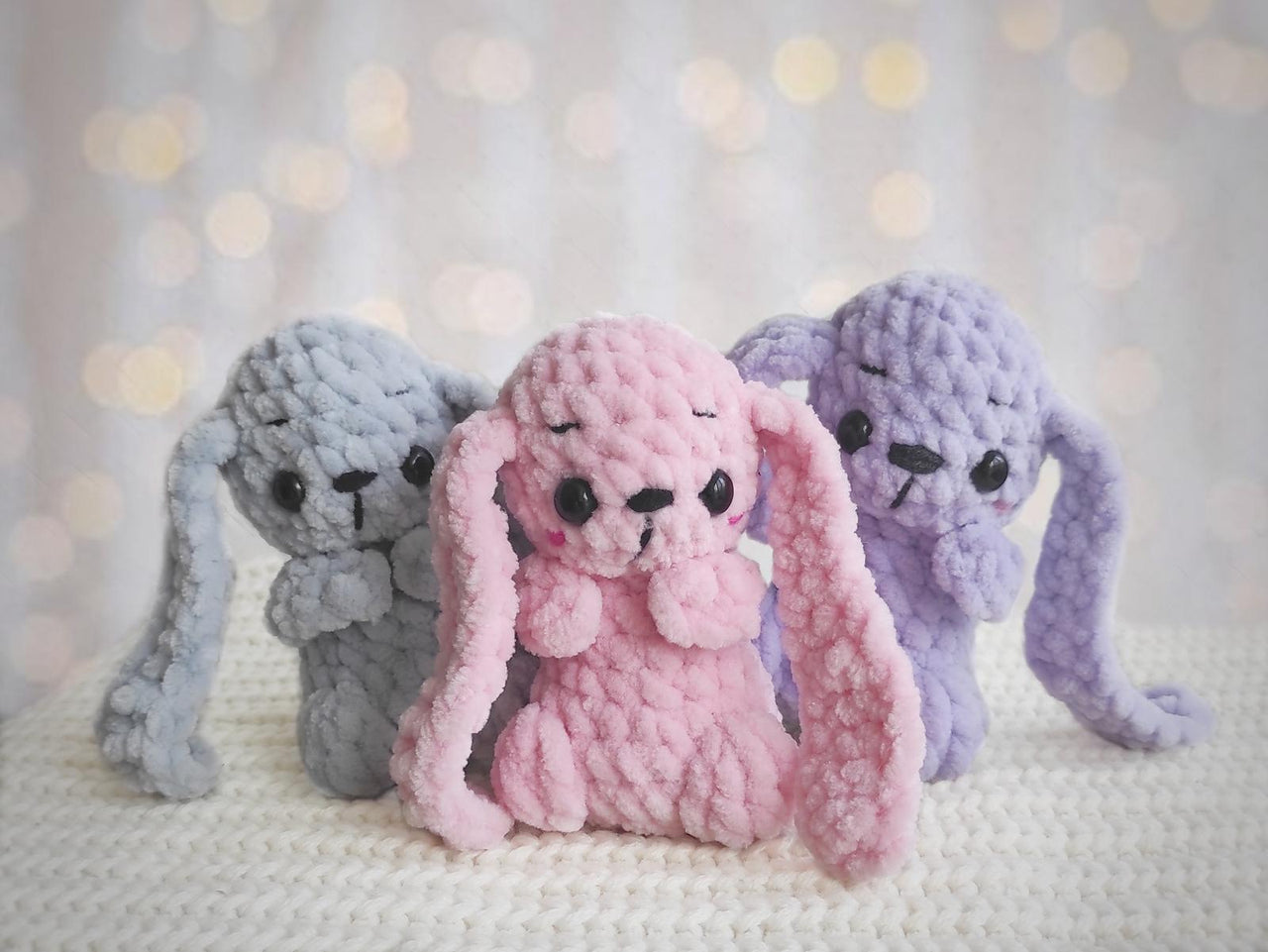 The smallest plush Easter bunny