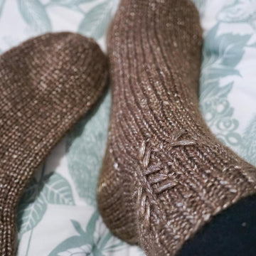Chunky Snowflake Socks