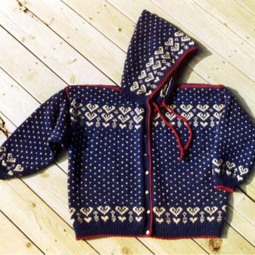 Ladies Bavarian Heart Jacket - - Knit ePattern