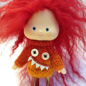 Mini Monster sweater for Strawberry Shortcake doll