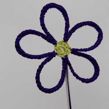 Recycled Crochet Daisy Flowers