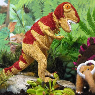 Tony the Tyrannosaurus Rex toy knitting pattern