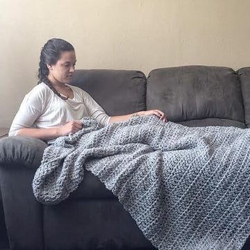 Beginner Chunky Crochet Blanket