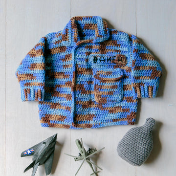 Military Baby Sweaters & Rattles