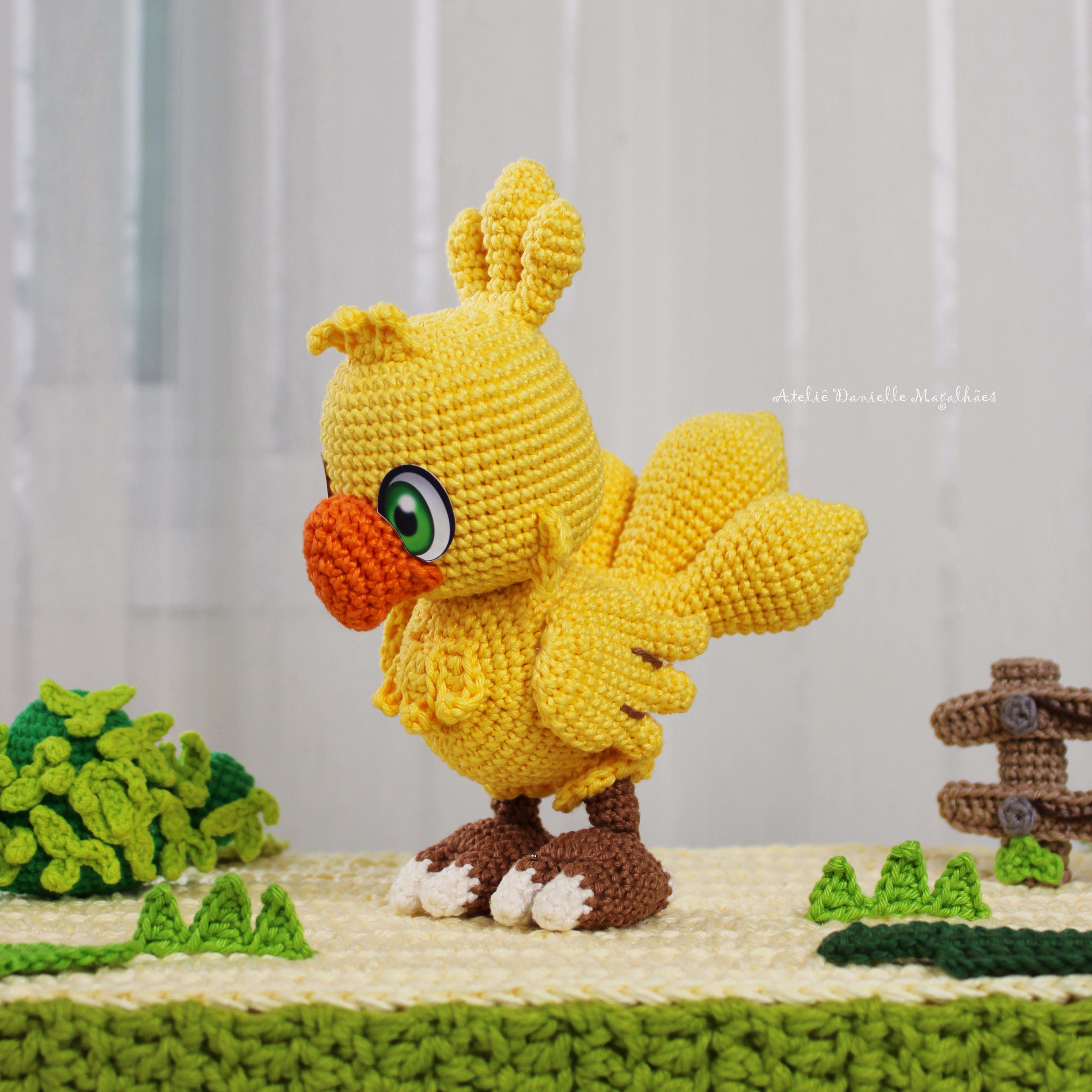 Chocobo & Moogle - Chibi Crochet Pattern Set Bundle