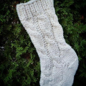 Super Cabled Christmas Stocking