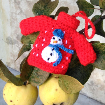 Tiny sweater ornament