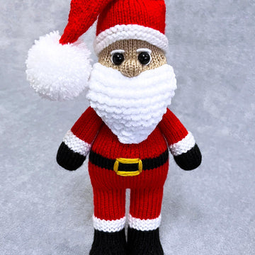 Santa on 2 needles