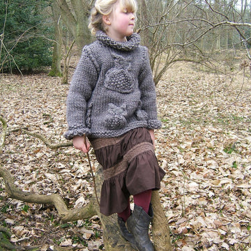 Child/Adult Brown Owl Sweater