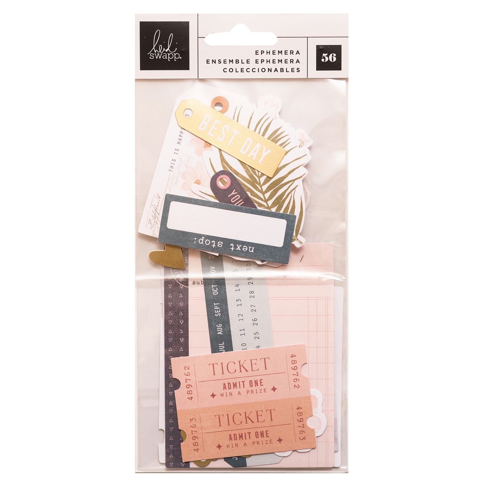 American Crafts Heidi Swapp - Care Free Ephemera Die-Cuts 94/Pkg
