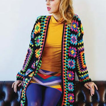 Kaliedoscope Cardigan (Granny Square)
