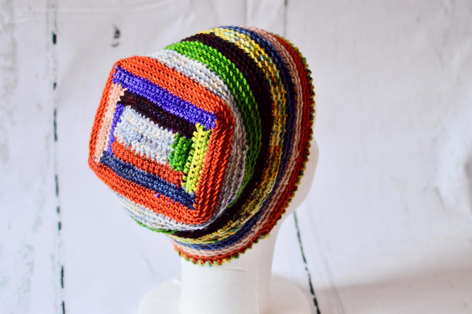 Crocheted Log Hat