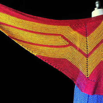 Wonder Woman Wrap (crochet)
