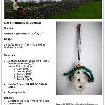 Snowman Ornament