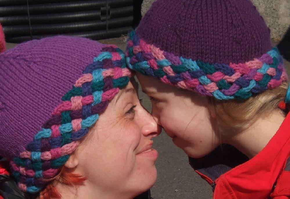 Rainbow Multi-Cable Beanie