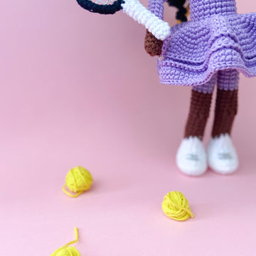 SERENA THE TENNIS PLAYER - CROCHET AMIGURUMI PATTERN