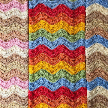 Gentle Ripples Bobble Baby Blanket
