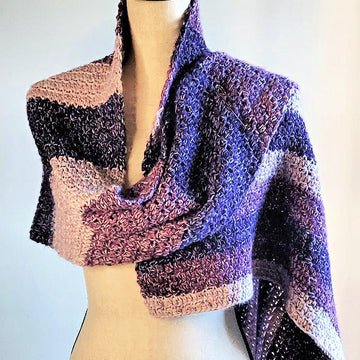 The Purple Orchid Scarf