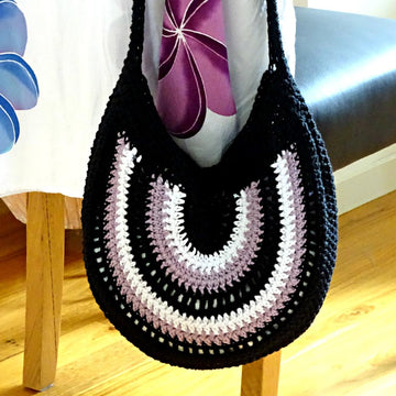 Crochet Striped Bag