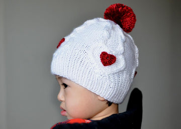 Sweet Hearts Valentine Hat