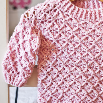 Lacy Rhomb Sweater