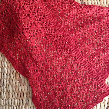 Victorian Porcupine Lace Scarf