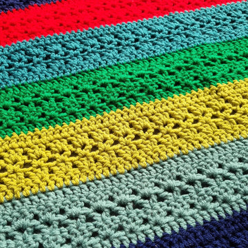 Lazy Lace Crochet Blanket