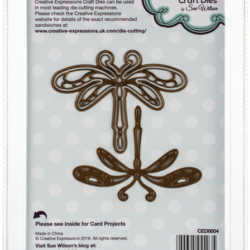 Creative Expressions Craft Dies By Sue Wilson - Triple Layer-Dragonfly