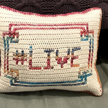 #Live Mosaic Pillow