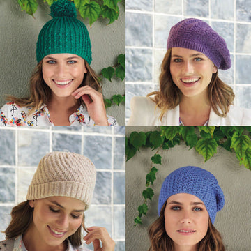 Hats in Sirdar Country Style 4 Ply - 7992 - Downloadable PDF