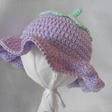 Ruffle Flower Hat