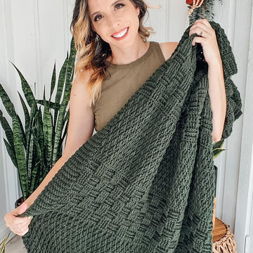 Totally Textured Crochet Blanket