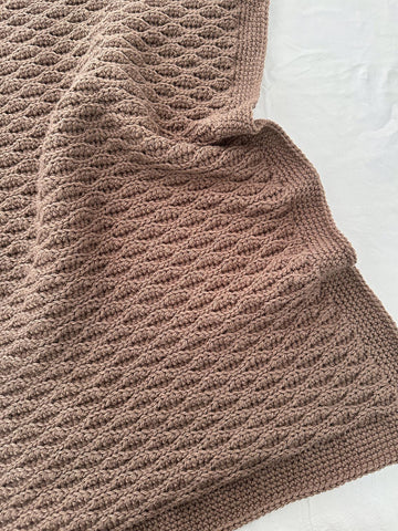 Almond Waves Baby Blanket