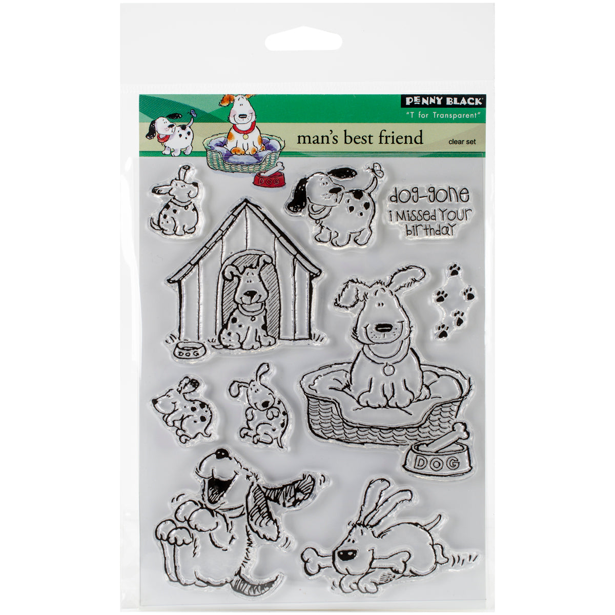 Penny Black Clear Stamps - Man's Best Friend