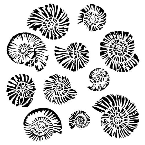 The Crafter's Workshop Crafter's Workshop Template 6"X6" - Nautilus