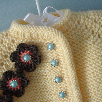 Knitting PATTERN Baby Jacket Evelyn